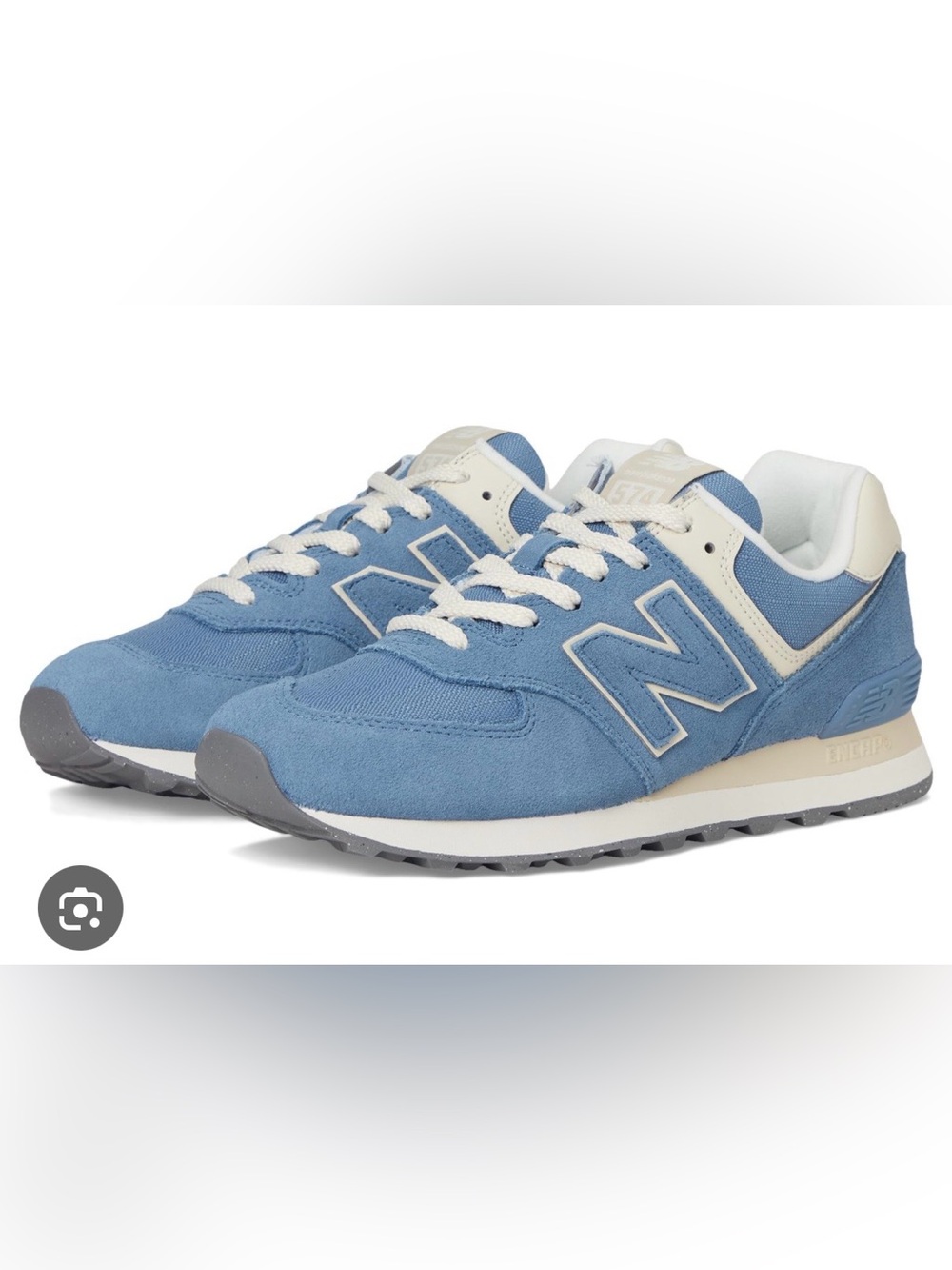 New Balance 574 new spruce and sea salt color size 6.5